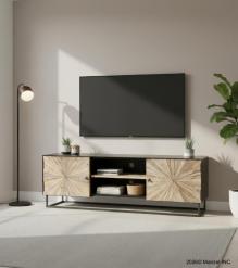 IRON & WOOD MEDIA CONSOLE