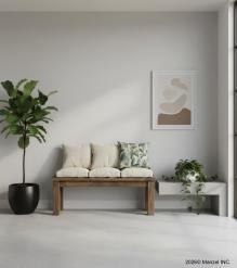 SOLID WOOD BENCH