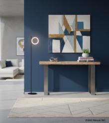 SOLID LIVE EDGE WOOD CONSOLE TABLE