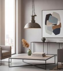 METAL PENDANT CEILING FIXTURE