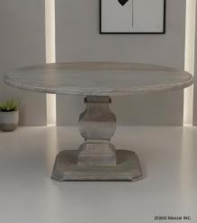 ROUND SOLID WOOD DINING TABLE