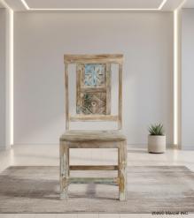 SOLID HAND CARVED RECLAIMED TEAK CHAIR