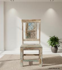 SOLID HAND CARVED RECLAIMED TEAK CHAIR