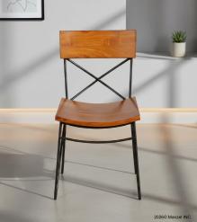 WOODEN IRON CHAIR