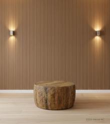HAND CARVED SOLID WOOD ROUND COFFEE TABLE