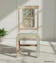 SOLID HAND CARVED RECLAIMED TEAK CHAIR