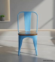 WOODEN IRON CHAIR 