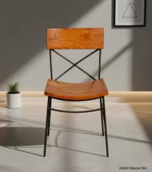 WOODEN IRON CHAIR