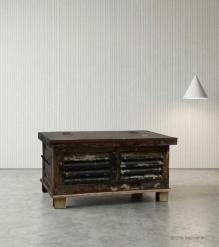 SOLID RECLAIMED WOOD TRUNK COFFEE TABLE