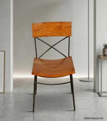 WOODEN IRON CHAIR
