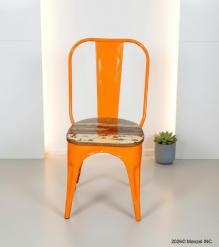 WOODEN IRON CHAIR 