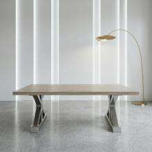 SOLID LIVE EDGE WOOD & IRON COFFEE TABLE