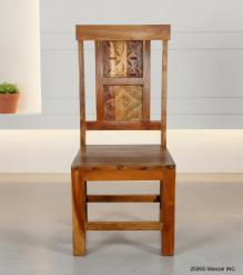 SOLID HAND CARVED RECLAIMED TEAK CHAIR