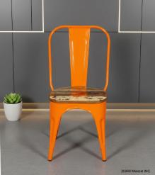 WOODEN IRON CHAIR 