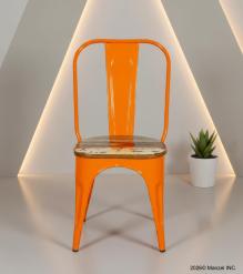 WOODEN IRON CHAIR 