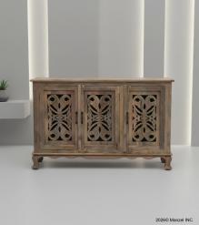 CARVED WOODEN SIDEBOARD