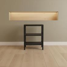 SOLID WOOD 3 TIER END TABLE