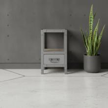 IRON WOODEN END TABLE