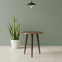 SOLID WOOD & IRON END TABLE