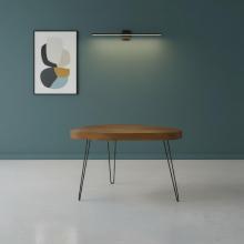 SOLID WOOD Elliptic end table