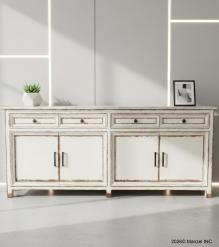 SOLID RECLAIMED TEAK SIDEBOARD CABINET