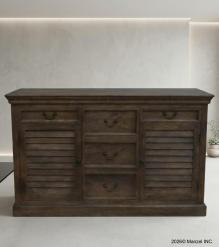 SOLID WOOD SIDEBOARD W/ DRAWERS & DOORS