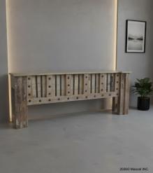 SOLID RECLAIMED WOOD & IRON CONSOLE TABLE