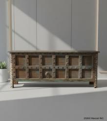 RECLAIMED & REPURPOSED WOOD CONSOLE / SOFA TABLE 
