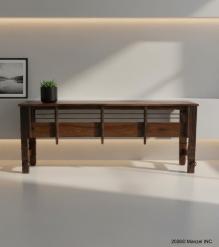 PRIMITIVE RECLAIMED & REPURPOSED CONSOLE / SOFA TABLE
