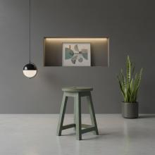WOOD END TABLE