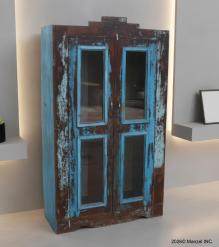 VINTAGE RECLAIMED TEAK CABINET W/ SHELVES