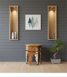 SOLID RECLAIMED TEAK WOOD END TABLE / NIGHTSTAND