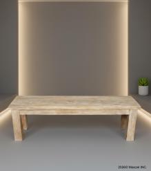 SOLID RECLAIMED TEAK BENCH