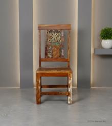 SOLID HAND CARVED RECLAIMED TEAK CHAIR