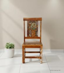 SOLID HAND CARVED RECLAIMED TEAK CHAIR