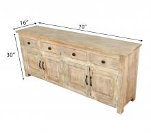 SOLID RECLAIMED TEAK WOOD SIDEBOARD