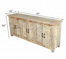 WOODEN  SHUTTER SIDEBOARD