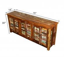WOODEN  SHUTTER SIDEBOARD