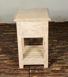 SOLID RECLAIMED TEAK WOOD END TABLE / NIGHT STAND