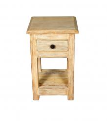 SOLID RECLAIMED TEAK WOOD END TABLE / NIGHT STAND