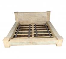 KING SOLID RECLAIMED TEAK WOOD BED