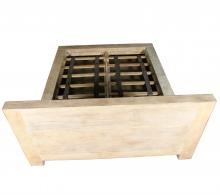 QUEEN SOLID RECLAIMED TEAK WOOD BED 