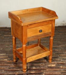 SOLID RECLAIMED TEAK WOOD END TABLE / NIGHT STAND