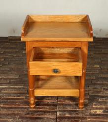 SOLID RECLAIMED TEAK WOOD END TABLE / NIGHT STAND