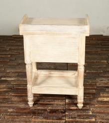 SOLID RECLAIMED TEAK WOOD END TABLE / NIGHT STAND