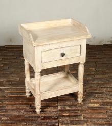 SOLID RECLAIMED TEAK WOOD END TABLE / NIGHT STAND