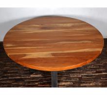 ROUND SOLID RECLAIMED TEAK WOOD DINING TABLE