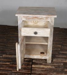 SOLID RECLAIMED TEAK WOOD END TABLE BEDSIDE TABLE