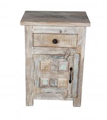SOLID RECLAIMED TEAK WOOD END TABLE BEDSIDE TABLE