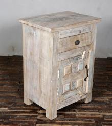 SOLID RECLAIMED TEAK WOOD END TABLE BEDSIDE TABLE